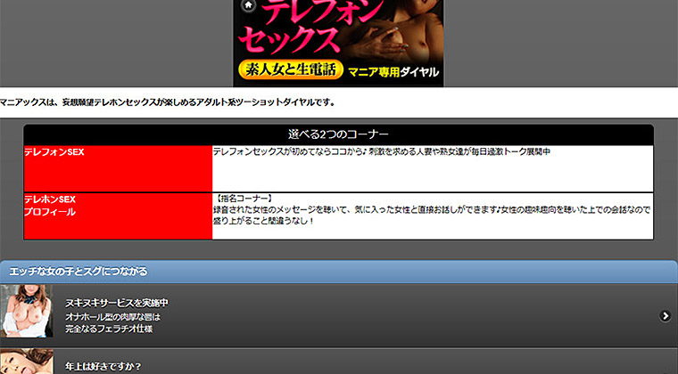 妄想願望テレフォンセックスの画像